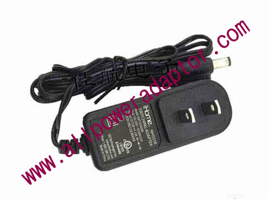 iHome KWT-0502000 AC Adapter 5V-12V 5V 2A, 5.5/2.1mm, US 2P Plug