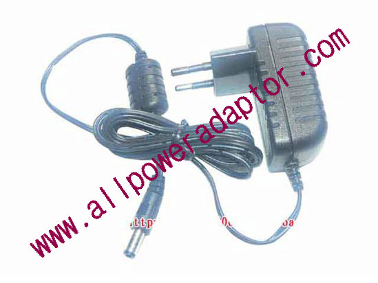 Ktec KSAA0500100W1EU AC Adapter 5V-12V 5V 1A, 5.5/2.1mm, EU 2P Plug
