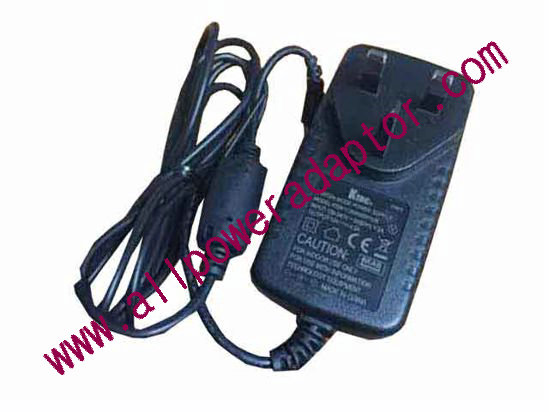 Ktec KSAH1200400W1UK AC Adapter 5V-12V 12V 4A, 5.5/2.1mm, UK 3P Plug, New