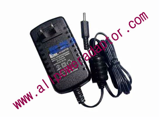 Ktec KSAS0151200200HU AC Adapter 5V-12V 12V 2A, 3.5/1.35mm, US 2P Plug, New