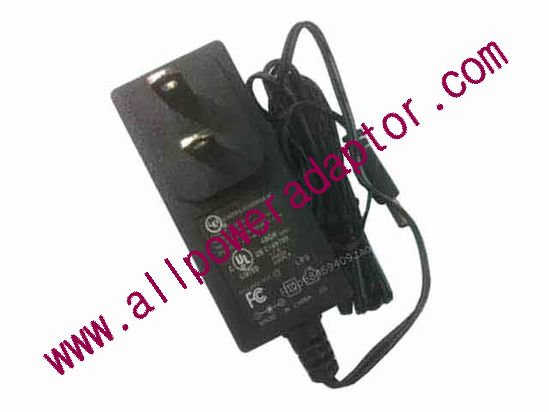 LEI / Leader ADS0128-W120100 AC Adapter 5V-12V 12V 2A, 5.5/2.1mm, US 2P Plug, New