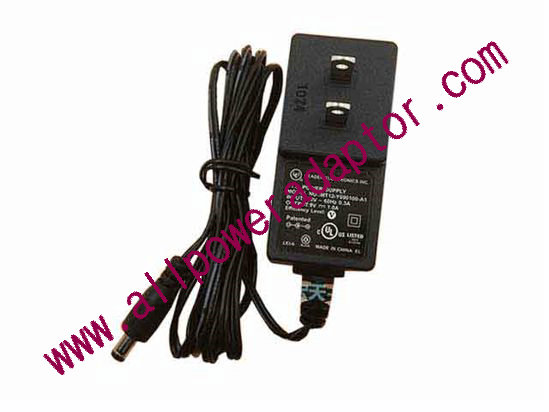 LEI / Leader MT12-Y090100-A1 AC Adapter 5V-12V 9V 1A, 5.5/2.1mm, US 2P Plug, New