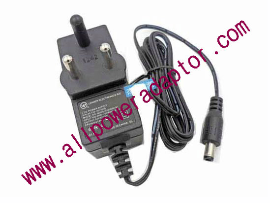 LEI / Leader MU05-N120050-B1 AC Adapter 5V-12V 12V 0.5A, 5.5/2.5mm, EU 3P Plug, New