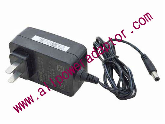 MOSO MSA-C1500IC12.0-18B-CN AC Adapter 5V-12V 12V 1.5A, 5.5/2.1mm, US 2P Plug, New