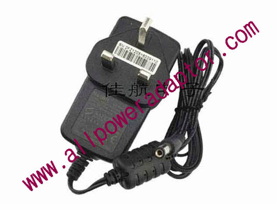NetBit AC Adapter 5V-12V NBS20120200HK, 12V 2A, 5.5/2.1mm, UK 3P Plug, New