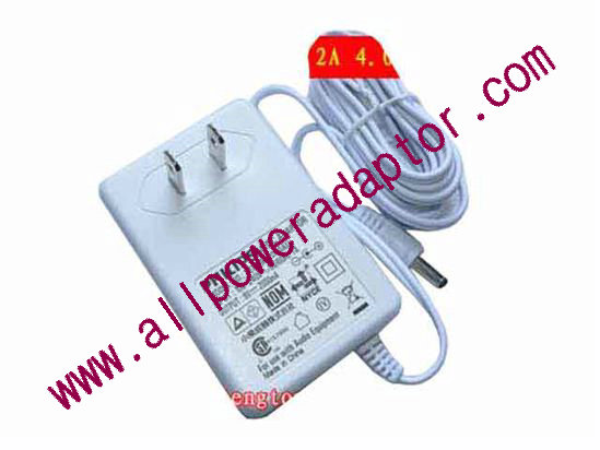 Philips SEB0902000AU AC Adapter 5V-12V 9V 2A, 4.0/1.7mm, US 2P Plug, White, New