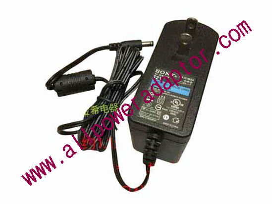 Sony AC Adapter (Sony) AC Adapter 5V-12V 12V 2.5A, 5.5/2.5mm, US 2P Plug, New