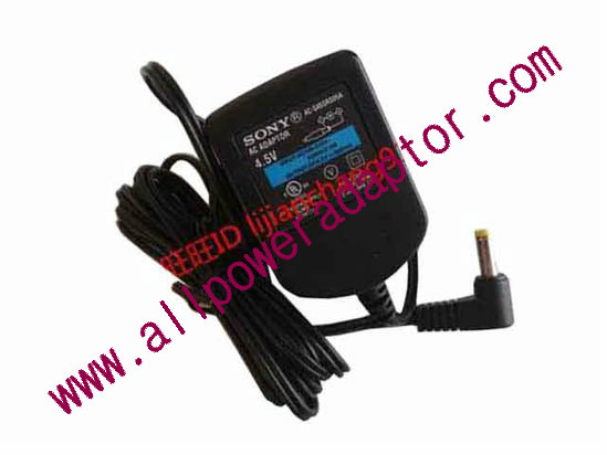 Sony AC Adapter (Sony) AC Adapter 5V-12V 4.5V 0.5A, 4.0/1.7mm, US 2P Plug, New