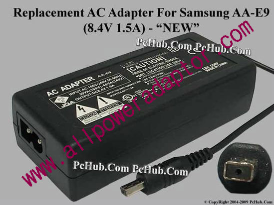AOK For Samsung Camera- AC Adapter AA-E9, 8.4V 1.5A, (2-prong)