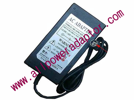 AOK OEM Power AC Adapter - Compatible 12V 5A, 4-Pin DIN, C14, New - Click Image to Close
