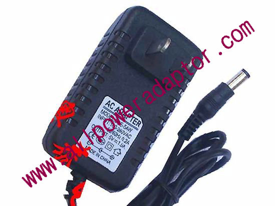 AOK Other Brand AC Adapter 5V-12V 5V 1A, 3.5/1.35mm, US 2-Pin, New