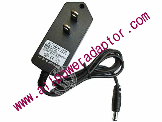 AOK Other Brand AC Adapter 5V-12V 9V 1A, 5.5/2.1mm, US 2-Pin, New