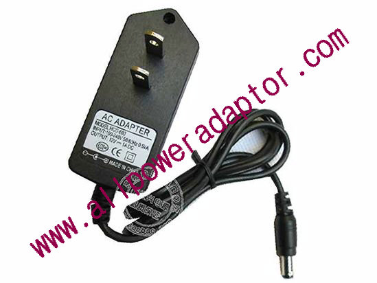 AOK Other Brand AC Adapter 5V-12V 9V 1A, 4.0/1.7mm, US 2-Pin, New, 33
