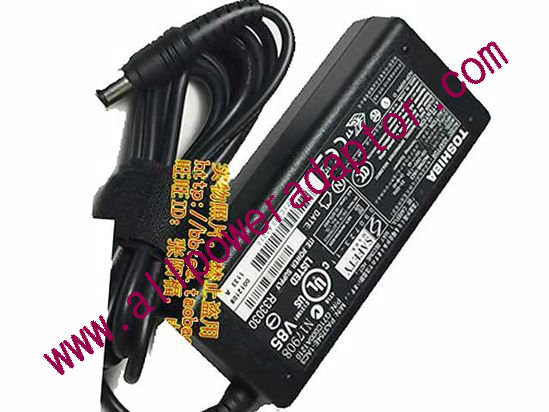 Toshiba AC Adapter 5V-12V 12V 4A, 6.0/3.0mm, 3-Prong, New