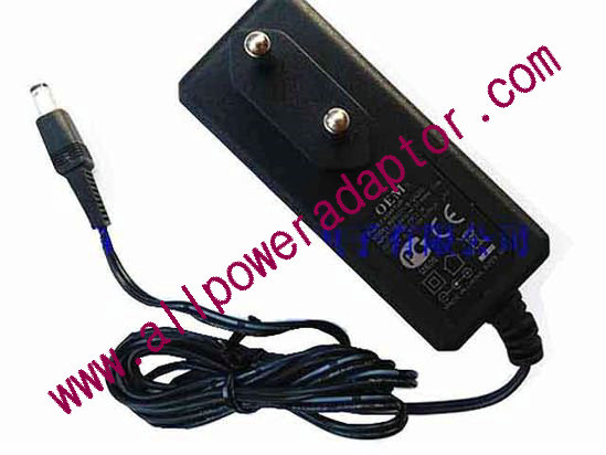 AOK OEM Power AC Adapter - Compatible ADS0271-B, 12V 2A, 5.5/2.5mm, EU 2-Pin, New