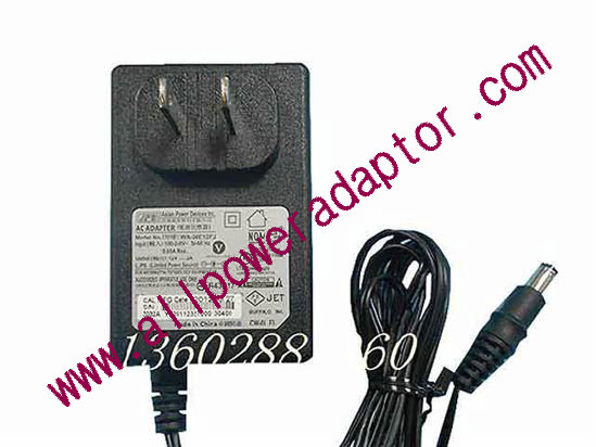AOK OEM Power AC Adapter - Compatible ADS-0515PCD, 5V 1.5A, 3.5/1.35mm, US 2-Pin, New