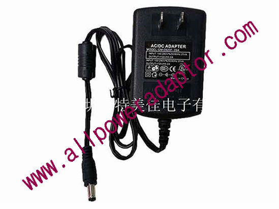 OEM Power AC Adapter - Compatible GM-1220A-12S, 12V 2A, 5.5/2.5mm, EU 2-Pin, New