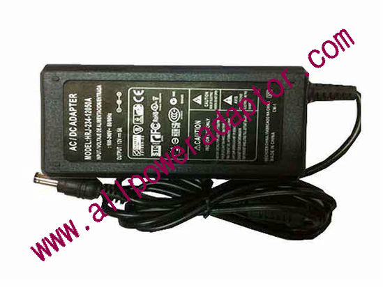 OEM Power AC Adapter - Compatible HRJ-234-12050A, 12V 5A, 5.5/2.5mm, C14, New