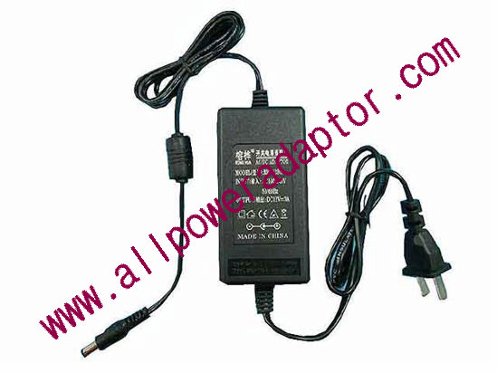 OEM Power AC Adapter - Compatible RH-1230A, 12V 3A, 5.5/2.5mm, Wired 2-Pin, New