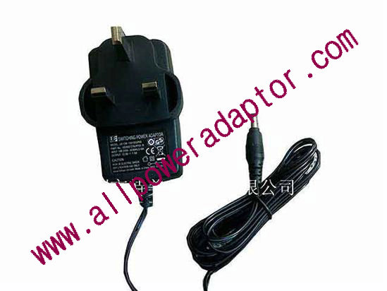OEM Power AC Adapter - Compatible UE12W-120100SPAV, 12V 1A, 5.5/2.5mm, EU 2-Pin, New