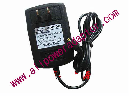 AOK OEM Power AC Adapter - Compatible 0502B, 5V 2A 2.5/0.7mm, US 2-Pin, New