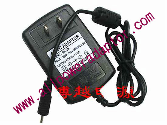 AOK OEM Power AC Adapter - Compatible 0902B, 9V 2A 2.5/0.7mm, US 2-Pin, New - Click Image to Close