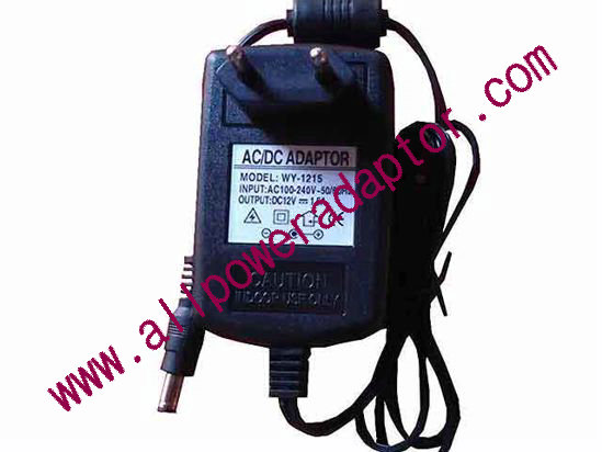 OEM Power AC Adapter - Compatible WY-1215, 12V 1.5A 5.5/2.5mm, EU 2-Pin, New