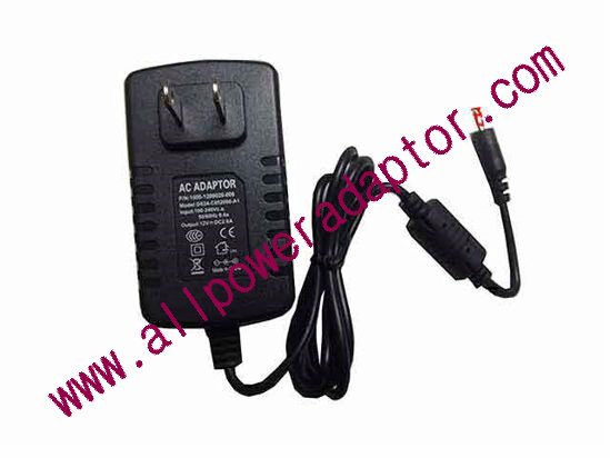 OEM Power AC Adapter - Compatible DS24-C052000-A1, 12V 2A 2.5/0.7mm, US 2-Pin, New
