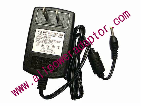 OEM Power AC Adapter - Compatible QES-002, 12V 2A 2.5/0.7mm, US 2-Pin, New