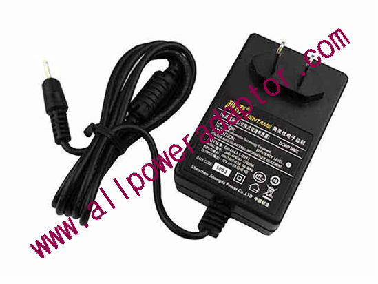 OEM Power AC Adapter - Compatible YH-1212-GKA, 12V 2A 2.5/0.7mm, US 2-Pin, New