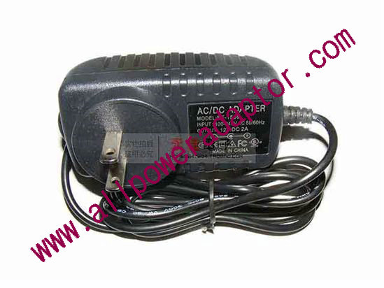 OEM Power AC Adapter - Compatible SF-1589, 12V 2A 2.5/0.7mm, US 2-Pin, New