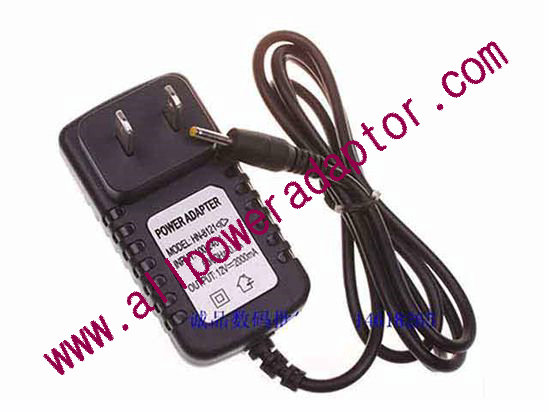 OEM Power AC Adapter - Compatible HN-8121, 12V 2A 2.5/0.7mm, US 2-Pin, New
