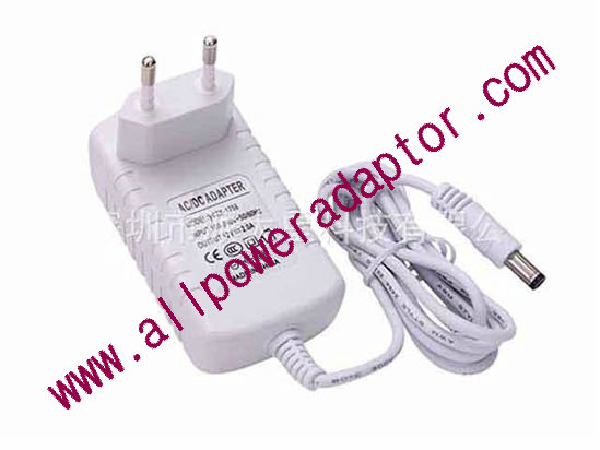 OEM Power AC Adapter - Compatible YCZX-1258, 12V 2A 5.5/2.1, EU 2-Pin, New