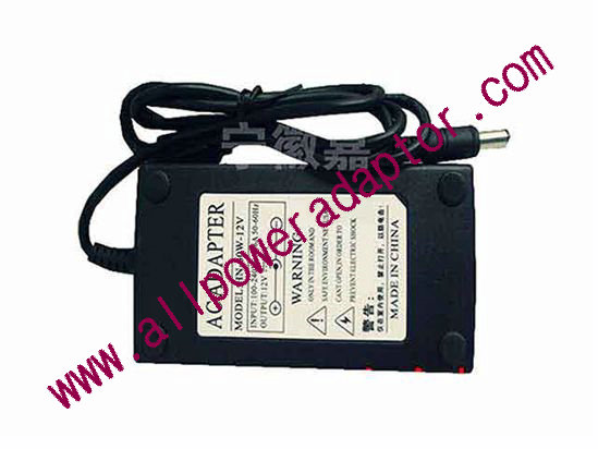 OEM Power AC Adapter - Compatible HN-60W-12V, 12V 4A 5.5/2.5mm, C14, New