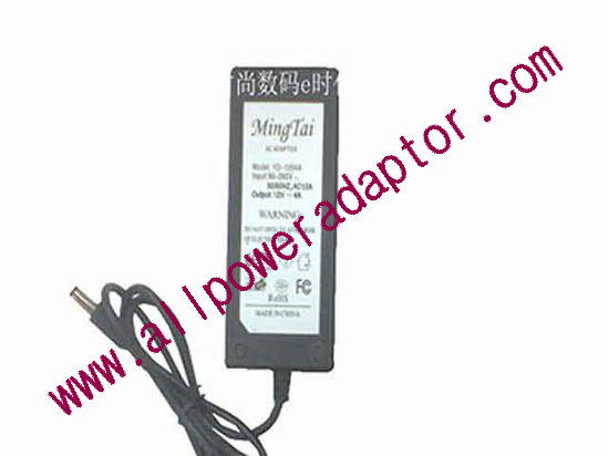 OEM Power AC Adapter - Compatible YD-1204A, 12V 4A 5.5/2.5mm, C14, New