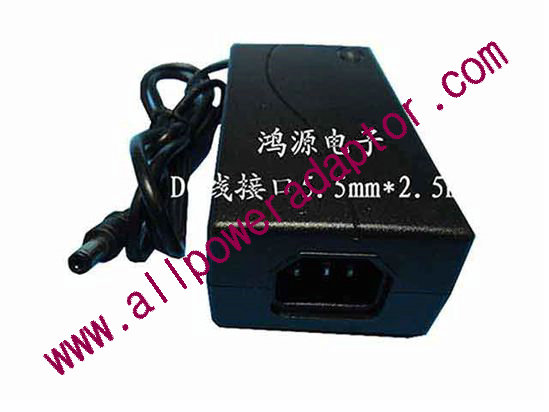 OEM Power AC Adapter - Compatible DOL-1250, 12V 5A 5.5/2.5mm, C14, New - Click Image to Close