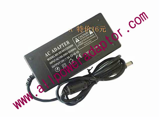 OEM Power AC Adapter - Compatible XD 0431205000, 12V 5A 5.5/2.5mm, C14, New
