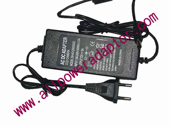 OEM Power AC Adapter - Compatible SH-K01200500DC, 12V 5A 5.5/2.5mm, New
