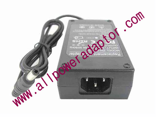 OEM Power AC Adapter - Compatible AS1205UV, 12V 5A 5.5/2.5mm. C14