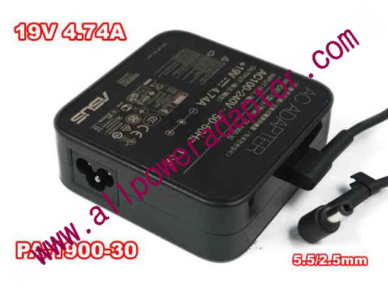 ASUS AC Adapter - Compatible PA-1900-30, 19V 4.74A 5.5/2.5mm, 3-Prong