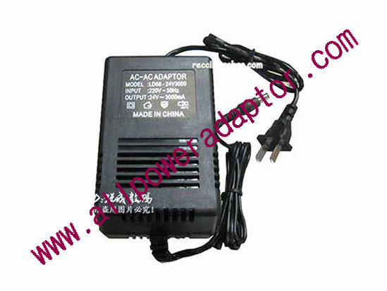 OEM Power AC Adapter - Compatible LD66-24V3000, 24V 3A 5.5/2.5mm, New