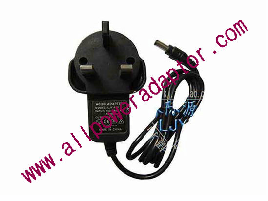 OEM Power AC Adapter - Compatible LJY-186, 5V 1A 5.5/2.1mm, UK 3-Pin, New