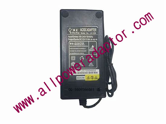 OEM Power AC Adapter - Compatible LX-1206, 12V 6A 5.5/2.5mm, C14, New