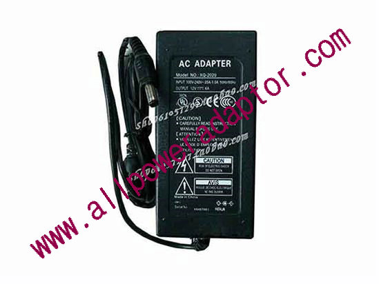 AOK OEM Power AC Adapter - Compatible 12V 6A, 5.5/2.5mm, C14, New