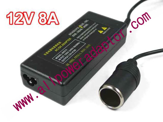 OEM Power AC Adapter - Compatible YH-96W-12V, 12V 8A, 3-Prong, New