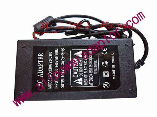 OEM Power AC Adapter - Compatible XD072240300, 24V 3A 5.5/2.1mm, C14, New