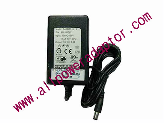 AOK OEM Power AC Adapter - Compatible 990101092, 5V 3A 5.5/2.1mm, US 2-Pin, New
