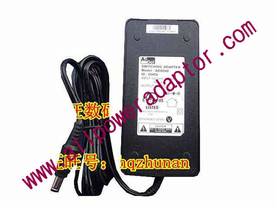 AOK OEM Power AC Adapter - Compatible AD8048, 5V 4A 5.5/2.1mm, 2-Prong, New