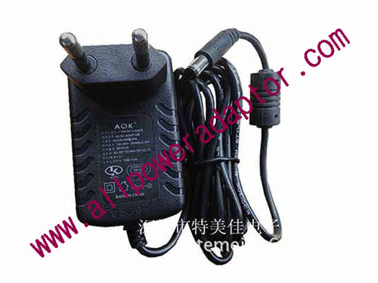 AOK OEM Power AC Adapter - Compatible AK02G-0500200K, 5V 2A 5.5/2.1mm, EU 2-Pin, New