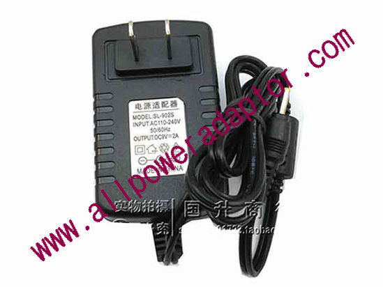 OEM Power AC Adapter - Compatible BH-102, 9V 2A 2.5/0.7mm, US 2-Pin, New